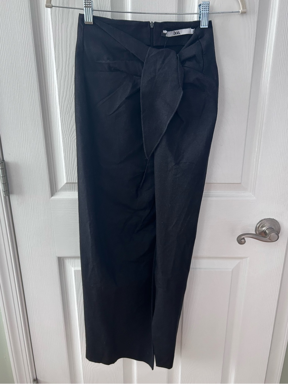 Because of Alice - boa. High-waisted Faux Wrap Midi Sarong Style Skirt - BNWT